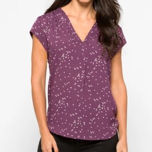 Monday Fun Lillian V-neck blouse